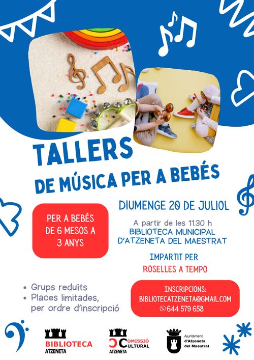 Taller de música per a bebés