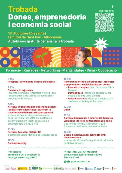 Trobada: Dones, emprenedoria i economia social