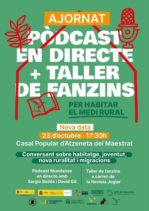 Pòdcast en directe + Taller de fanzins: Per habitar el medi rural