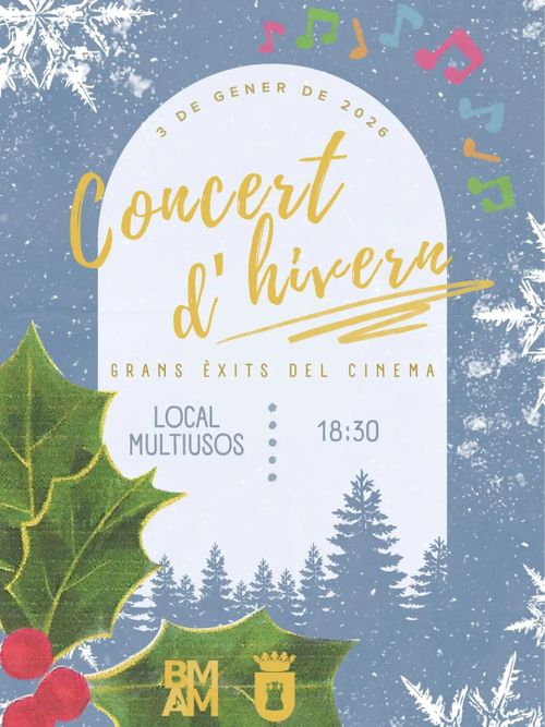 Concert de nadal de la Banda Jove i la Banda de música d'Atzeneta