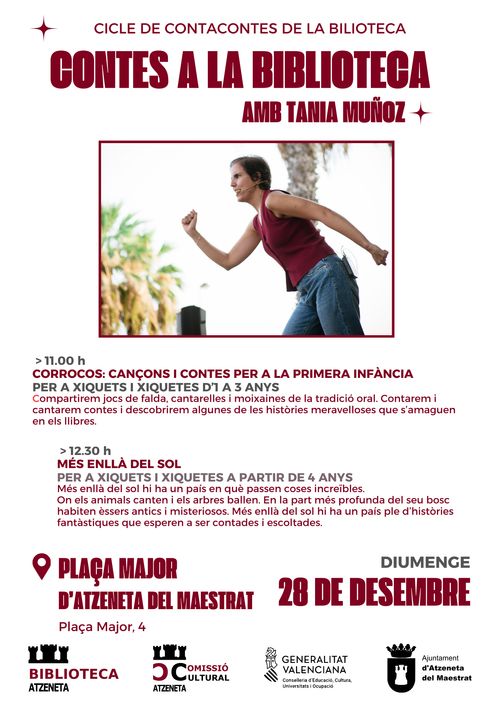 Contes a la Biblioteca amb Tània Muñoz