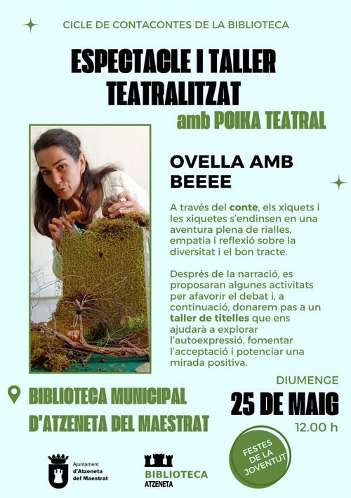 Espectacle i taller teatralitzat: "Ovella amb beeee"