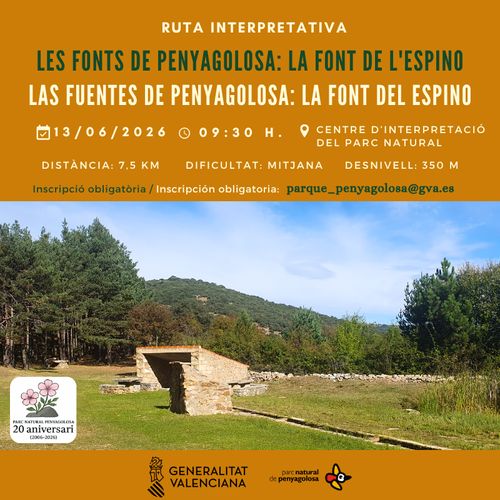 Ruta interpretavita: Les fonts de Penyagolosa, la font de l'Espinó
