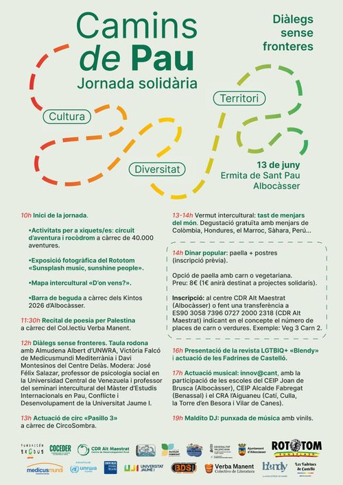 Camins de Pau - Jornada solidària.
