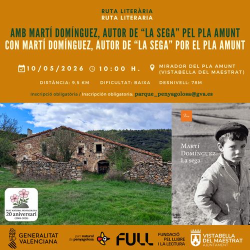 Ruta literària amb Martí Domínguez, autor de “La Sega”
